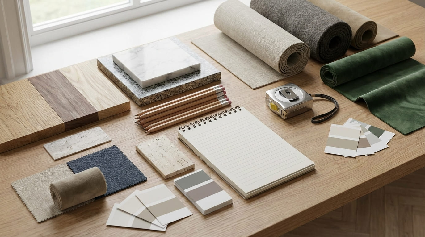Материалы и инструменты для интерьерного проектирования
